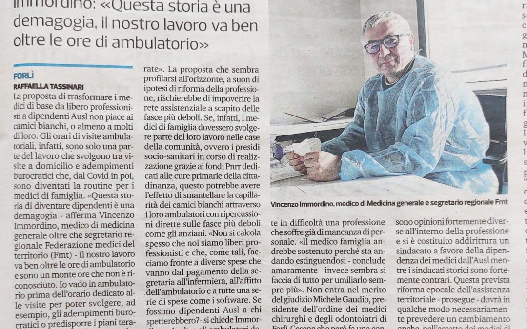 Medici di famiglia contrari alla dipendenza